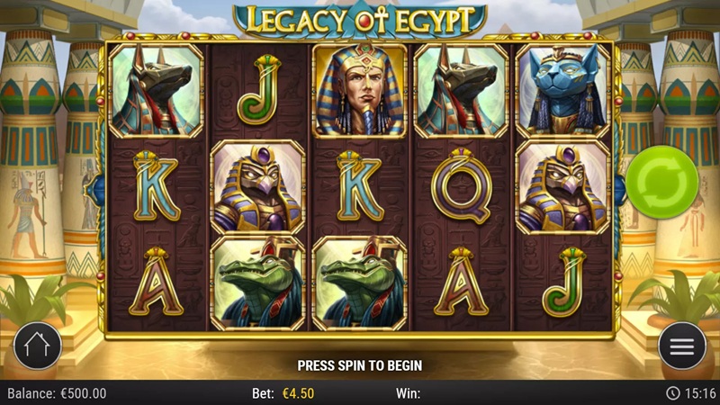 legacy of egypt slot